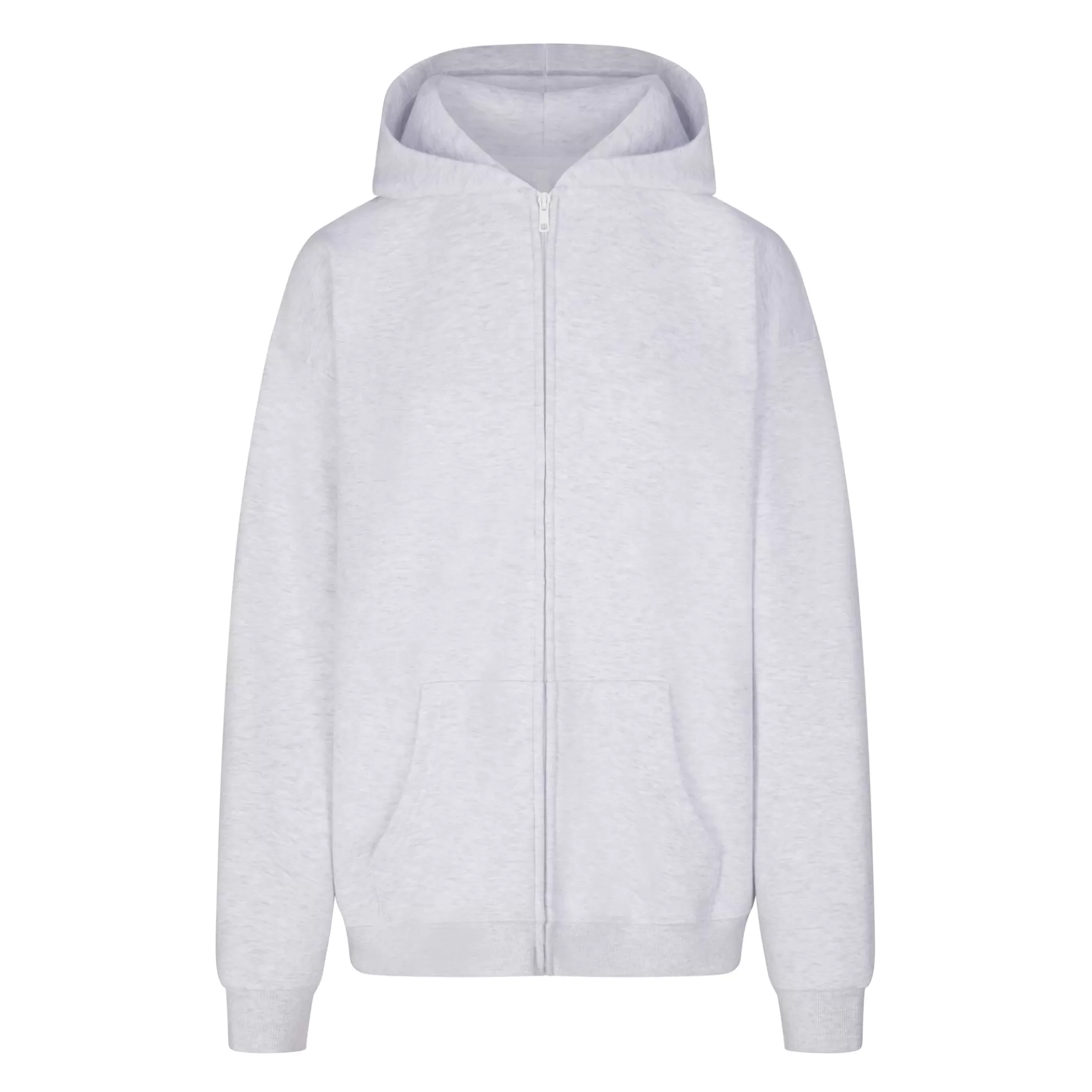 Skims cotton fleece*COTTON FLEECE OVERSIZED ZIP UP HOODIE | LIGHT HEATHER GREY LIGHT+HEATHER+GREY
