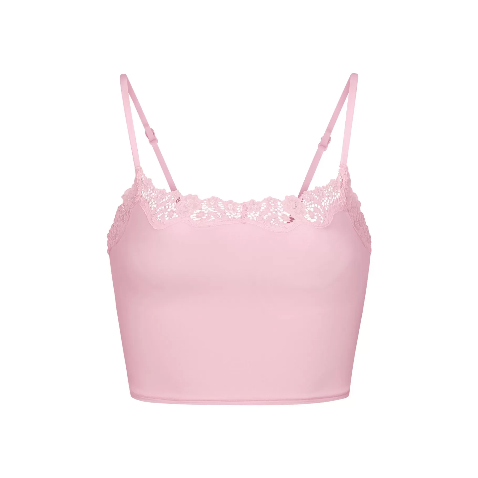Skims tees & tanks*FITS EVERYBODY CORDED LACE CROPPED CAMI | CHERRY BLOSSOM CHERRY+BLOSSOM