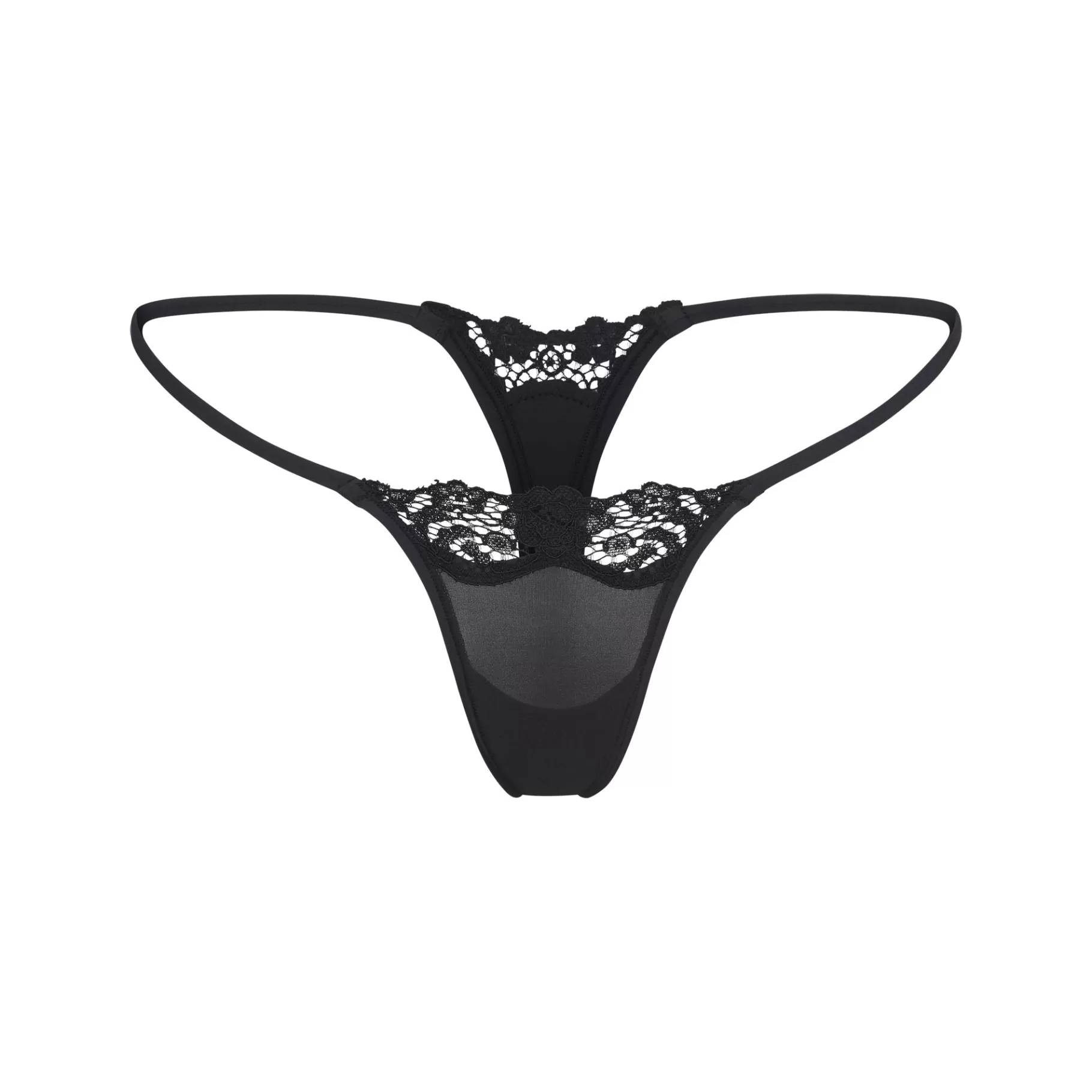 Skims *FITS EVERYBODY CORDED LACE STRING THONG | ONYX