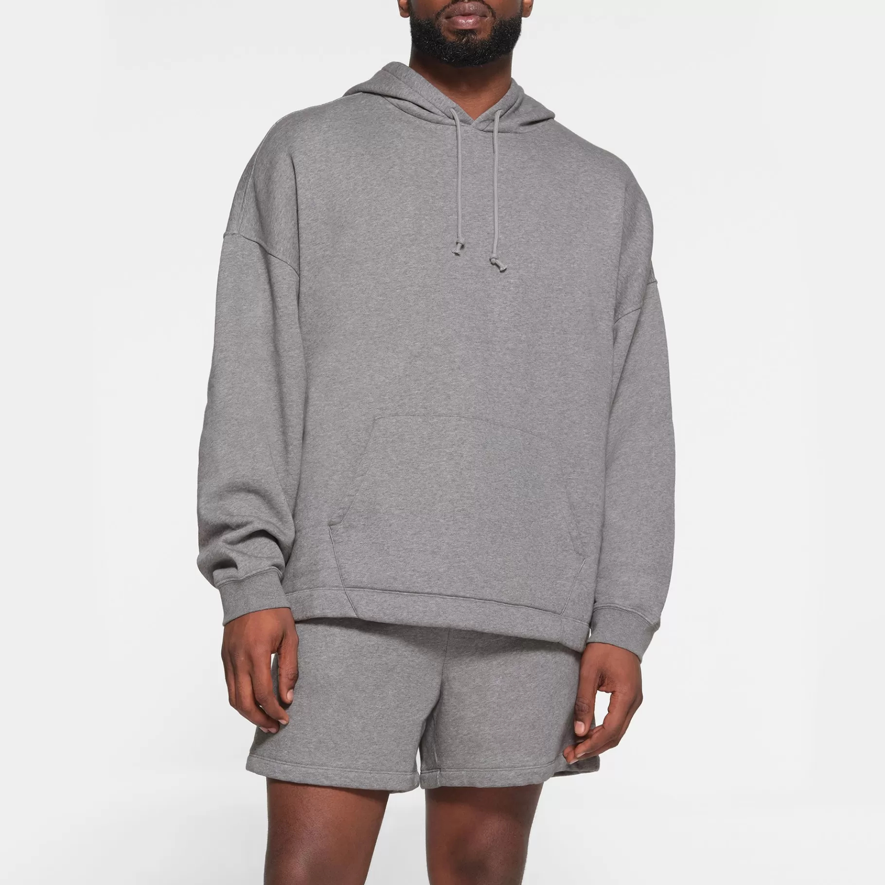 Skims loungewear*FLEECE LOUNGE MENS OVERSIZED HOODIE | DARK HEATHER GREY DARK+HEATHER+GREY