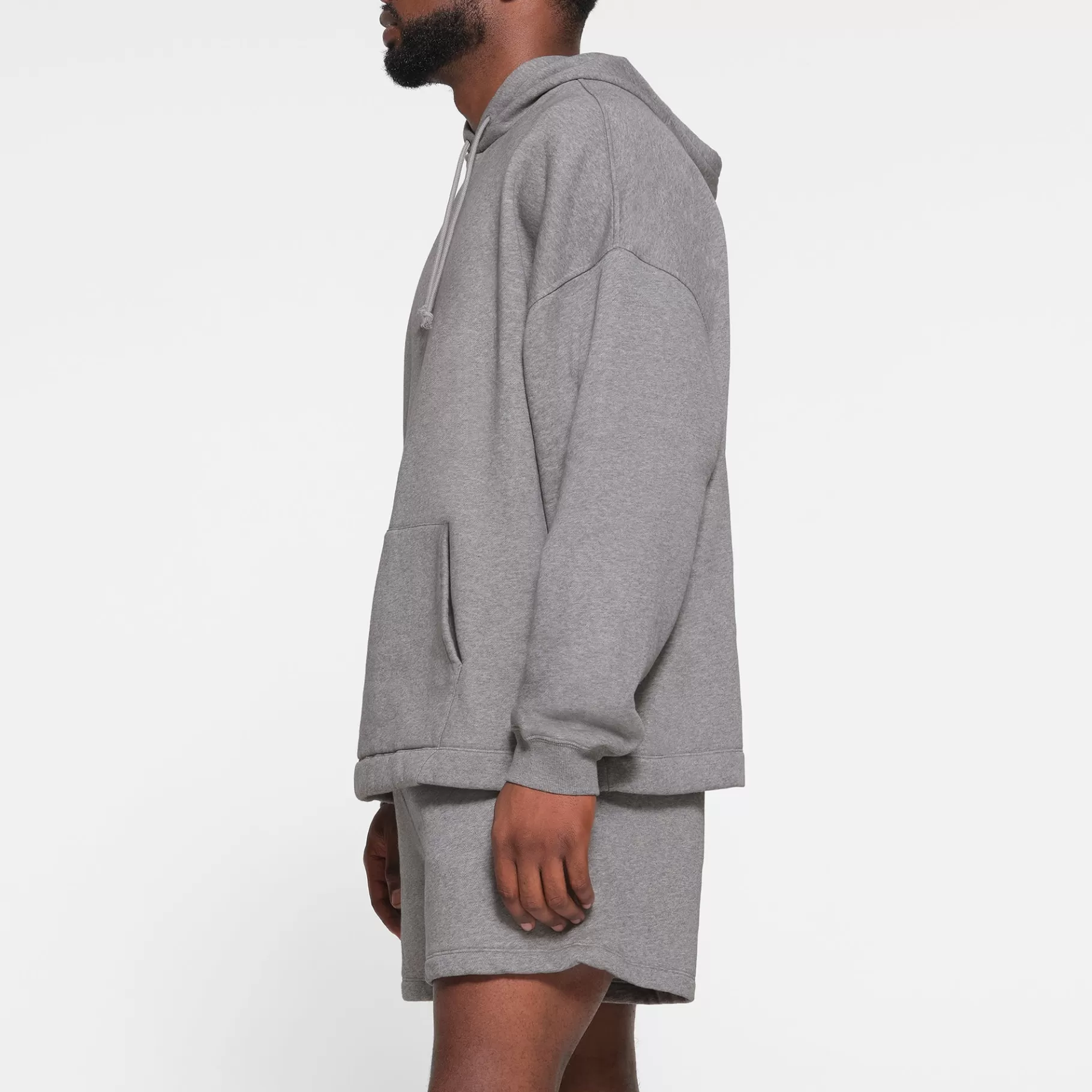 Skims loungewear*FLEECE LOUNGE MENS OVERSIZED HOODIE | DARK HEATHER GREY DARK+HEATHER+GREY