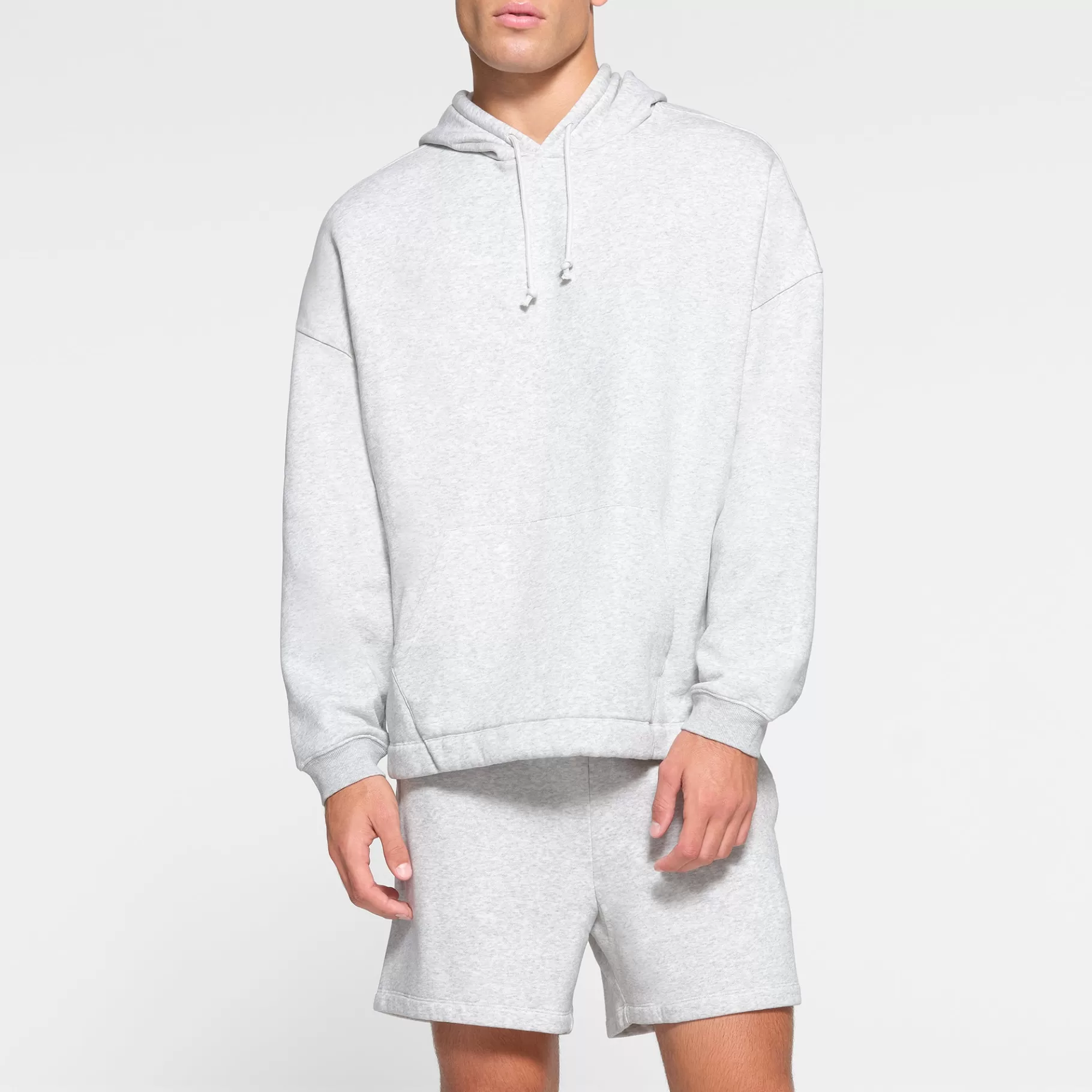 Skims the winter shop*FLEECE LOUNGE MENS OVERSIZED HOODIE | LIGHT HEATHER GREY LIGHT+HEATHER+GREY