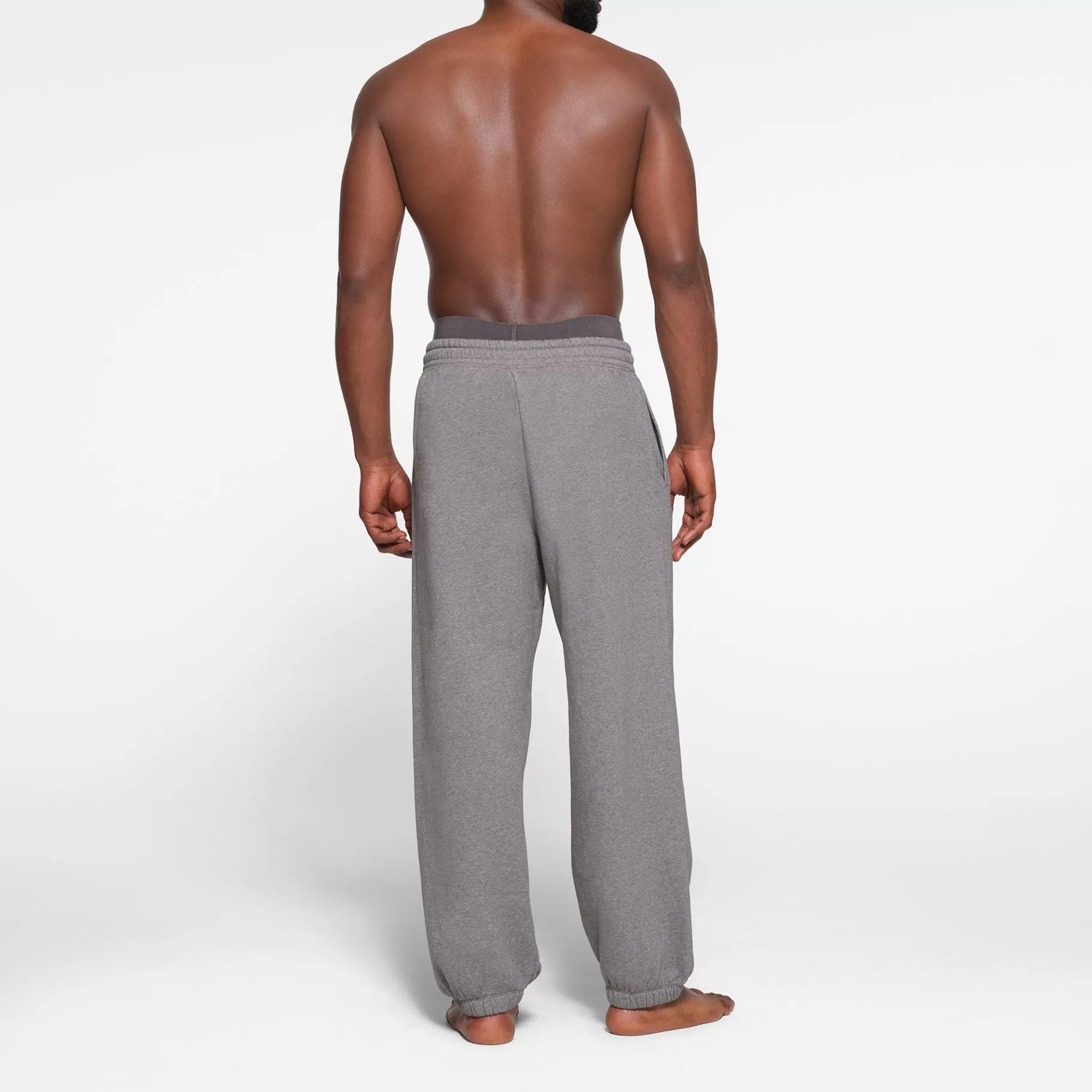 Skims bottoms*FLEECE LOUNGE MENS OVERSIZED JOGGER | DARK HEATHER GREY DARK+HEATHER+GREY