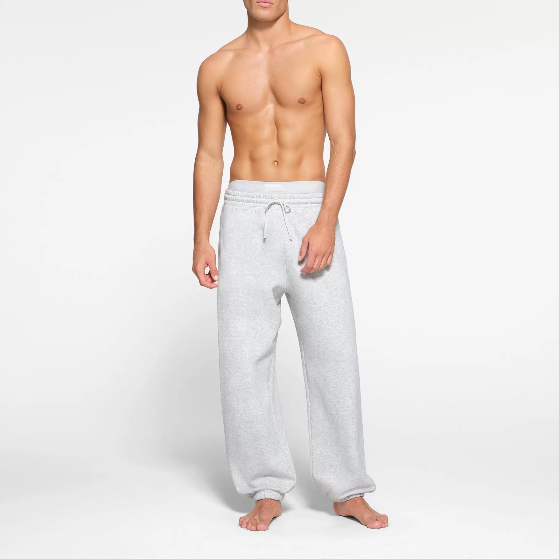Skims bottoms*FLEECE LOUNGE MENS OVERSIZED JOGGER | LIGHT HEATHER GREY LIGHT+HEATHER+GREY