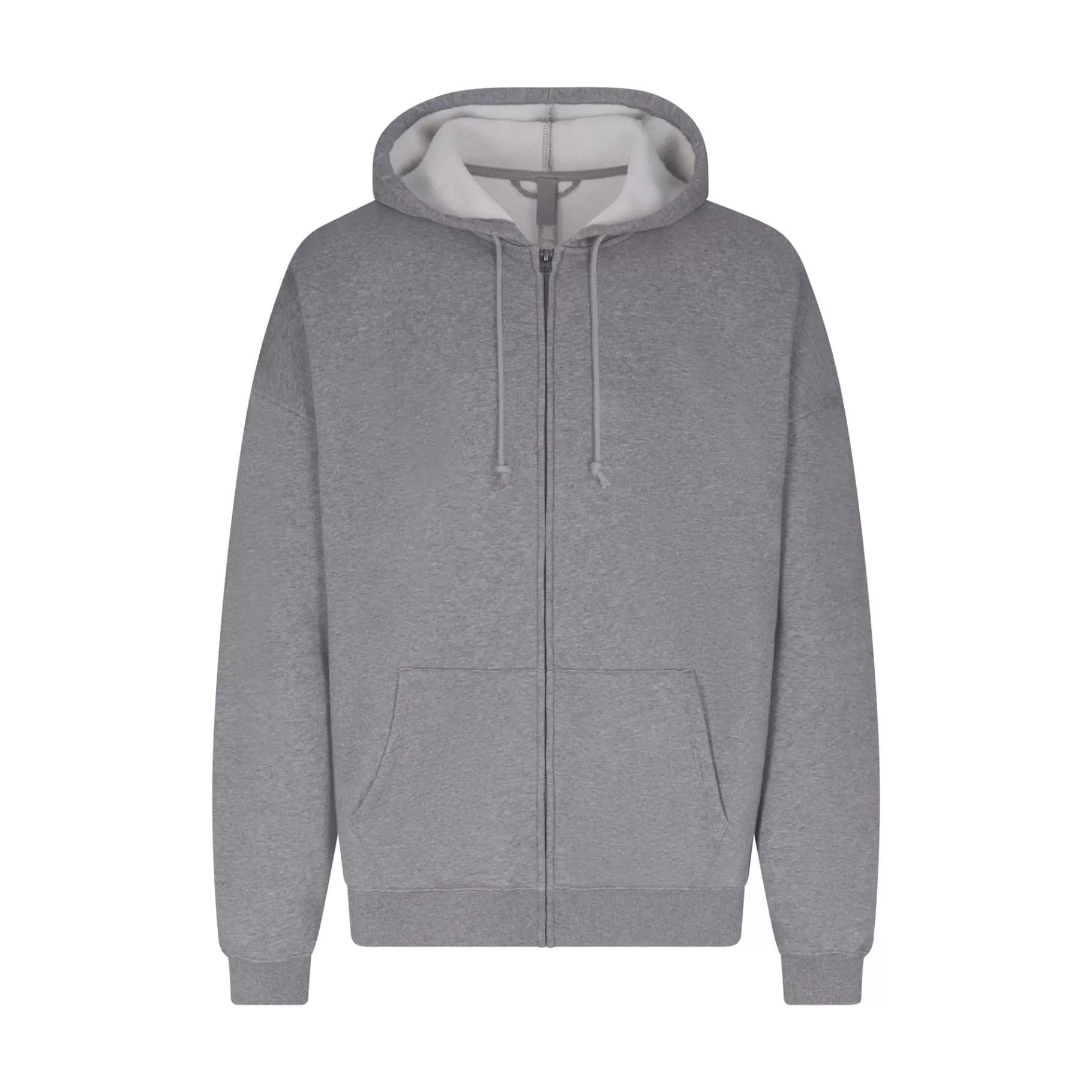 Skims loungewear*FLEECE LOUNGE MENS OVERSIZED ZIP UP HOODIE | DARK HEATHER GREY DARK+HEATHER+GREY