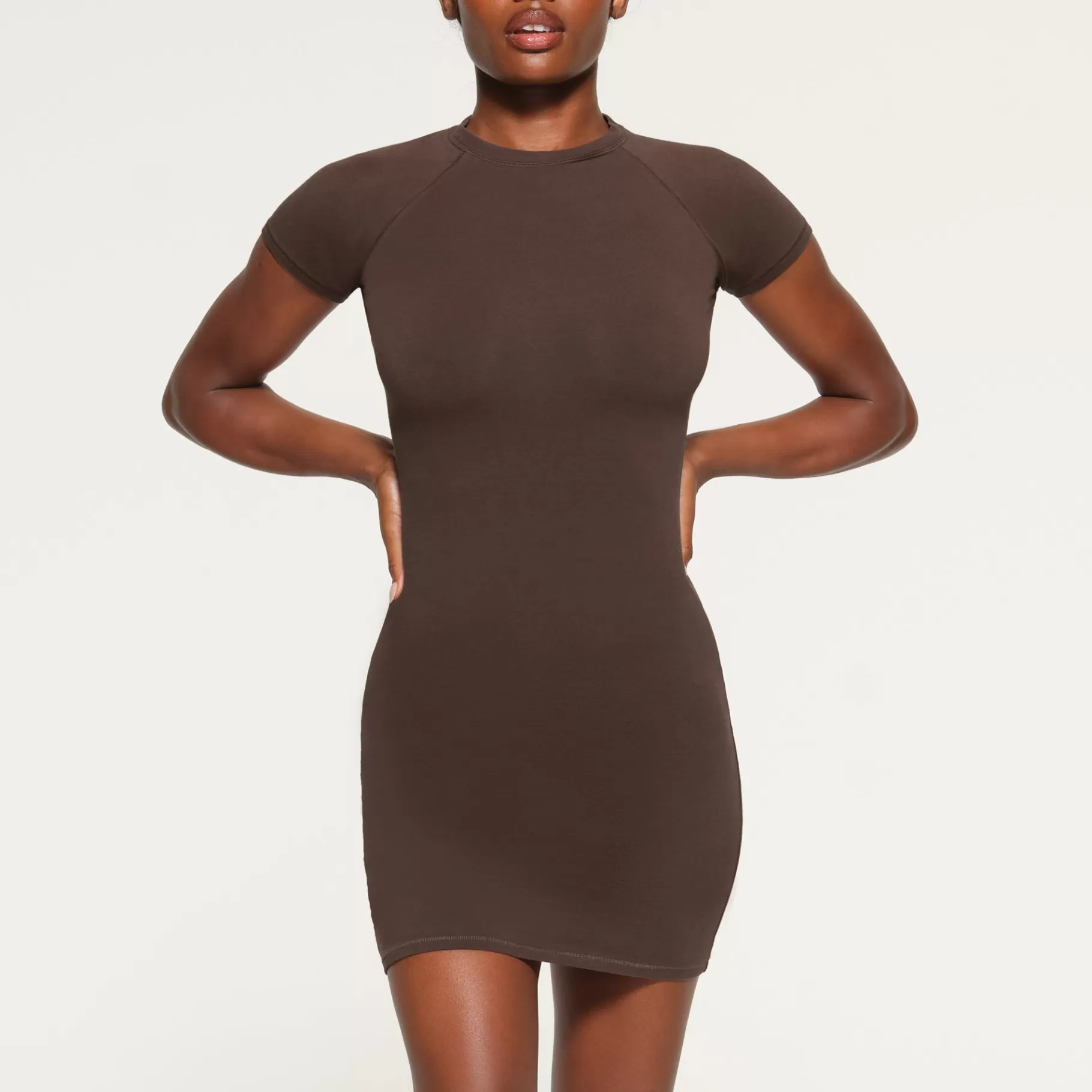 Skims dresses*NEW VINTAGE RAGLAN MINI DRESS | COCOA